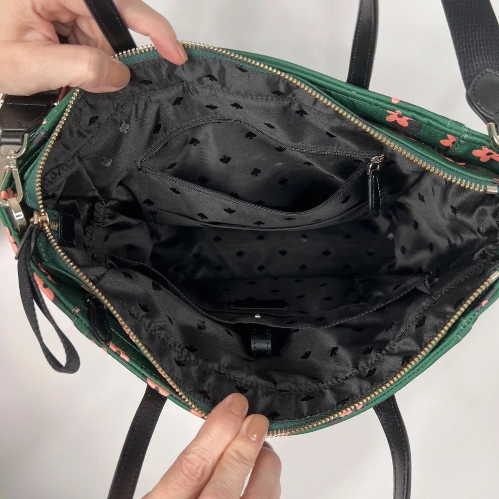 NWOT🌸KateSpade➕BONUS MATCHING EYEGLASS CASE!Green with🌸Flowers. - Picture 11 of 16